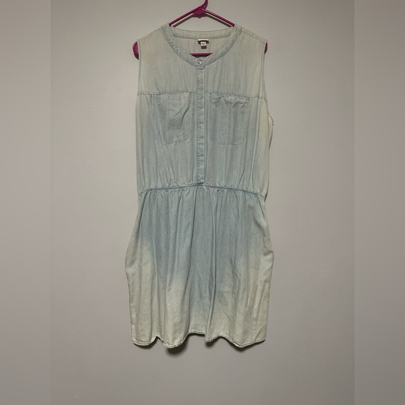 Merona Dresses & Skirts - Merona Light Blue Sleeveless Denim‎ Dress